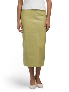 BOD & CHRISTENSEN Leather Dana Skirt